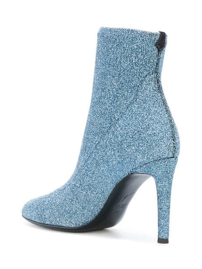 Shop Giuseppe Zanotti Celeste Glitter Sock Boots