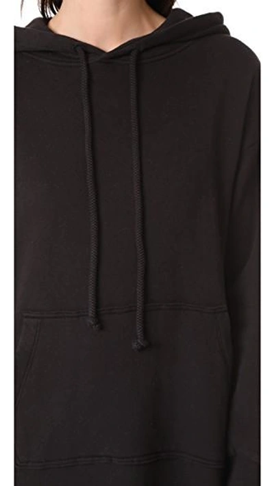 Shop Clayton Hoodie Sweatshirt Dress In Black
