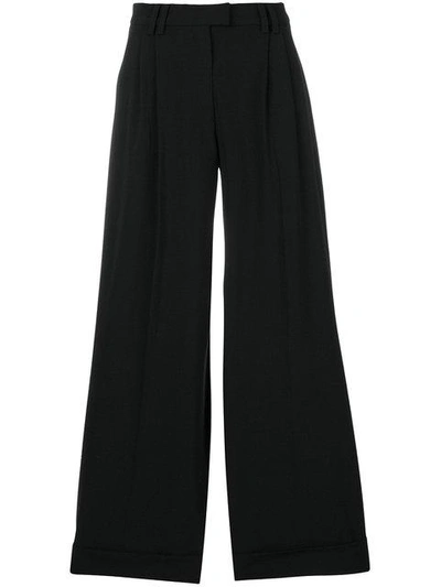 Shop Vivetta Tailored Palazzo Pants - Black