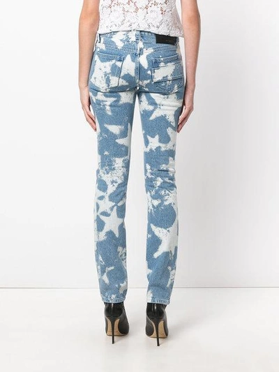 Shop Givenchy Bleached Star Skinny Jeans