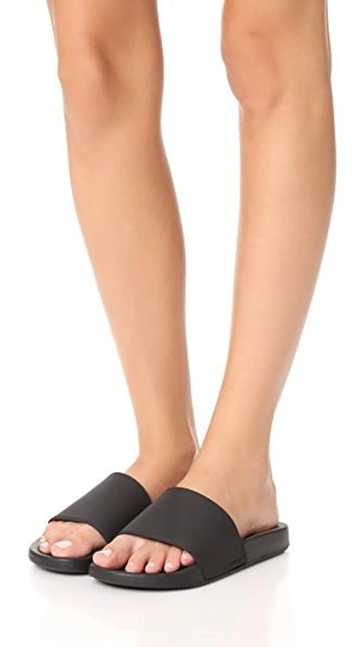 Shop Vince Westcoast Slide Sandals In Black