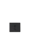 Gucci Croc Embossed Billfold Wallet In Black