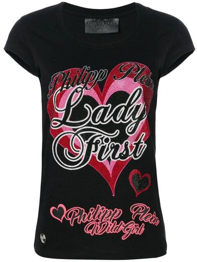 Shop Philipp Plein Lady First T-shirt