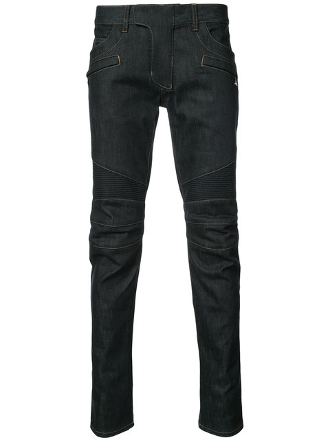 balmain biker jeans sale
