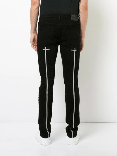 Rta Knee Embroidered Jeans