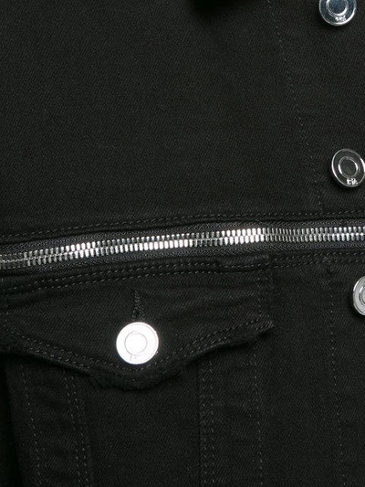 Shop Rta Zip Detail Jacket In Black
