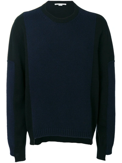 Stella Mccartney Black & Navy Contrast Sweater