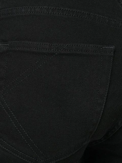 Shop Kenzo Slim-fit Biker Jeans - Black