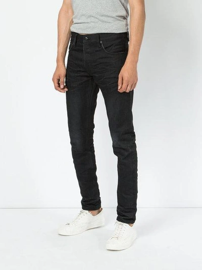 Shop Mastercraft Union Slim Fit Jeans In Black