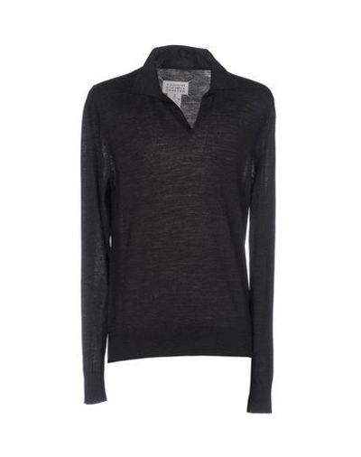 Shop Maison Margiela Jumper In Steel Grey