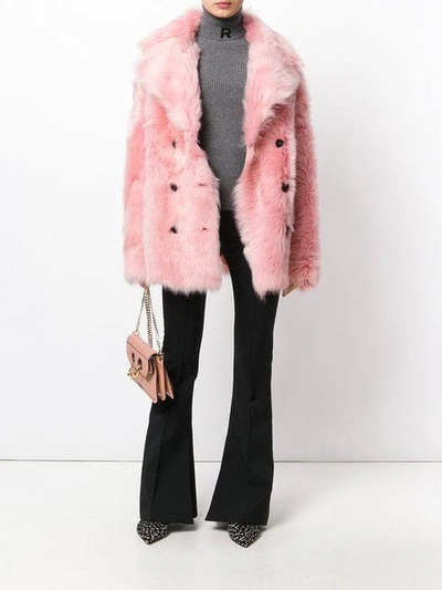 Shop Rochas Double-breasted Coat