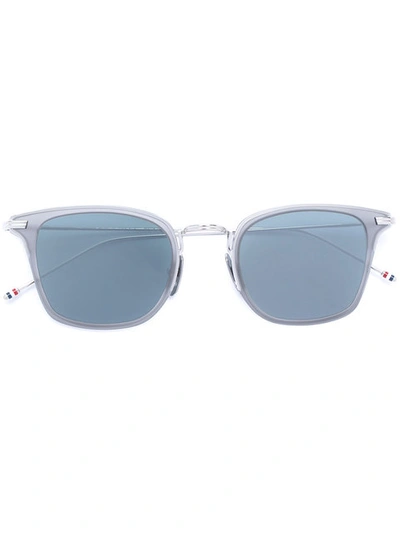 Thom Browne Butterfly Frame Sunglasses In Metallic