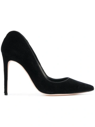 Shop Alexander Mcqueen Curved Heel Pumps In Black