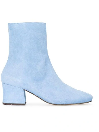 Dorateymur Baby Blue Suede Sybil Leek 65 Boots | ModeSens