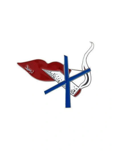 Saint Laurent Bouche Brooch