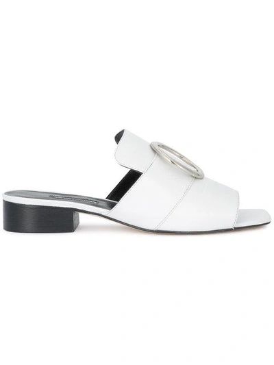 Shop Dorateymur White Harput Sandals