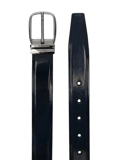 Shop Dolce & Gabbana Classic Belt In Blue