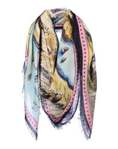 Gucci Square Scarf In Light Yellow