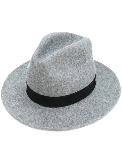 Dsquared2 Clement Panama Hat In Grey