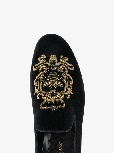 Shop Dolce & Gabbana Milano Loafers In Black
