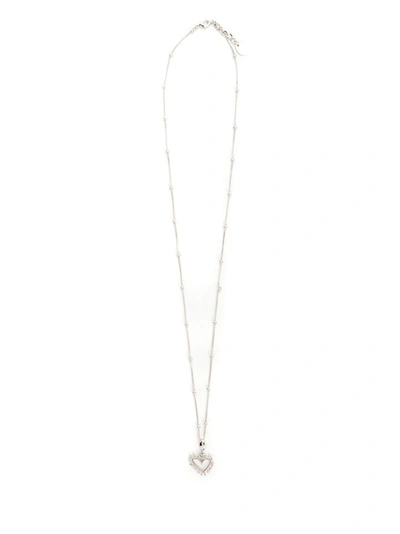 Red Valentino Heart Pendant Necklace