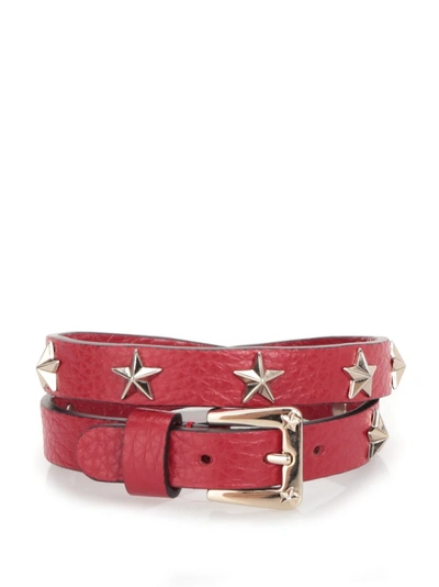 Red Valentino Red Leathe Bracelet