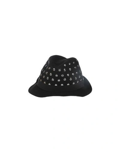 Red Valentino Hats In Black