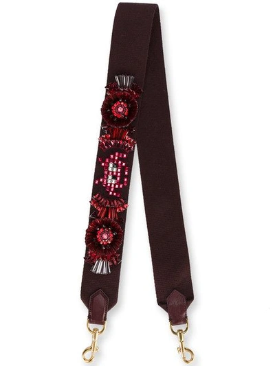 Anya Hindmarch Space Invaders Shoulder Strap - Red