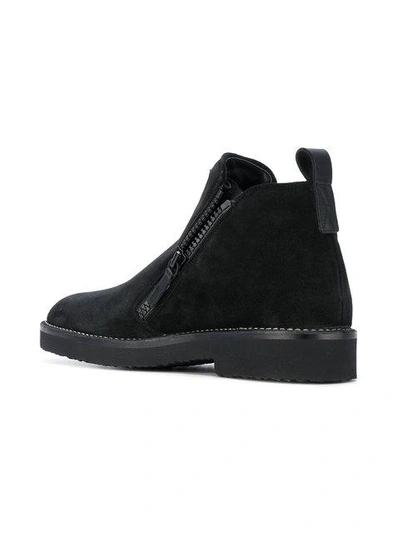 Shop Giuseppe Zanotti Austin Boots In Black