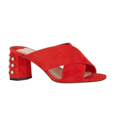 Sandro Star Sandals In Red