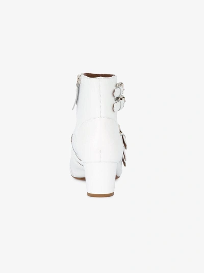 Shop Tabitha Simmons Christy Multi Buckle Boots In White