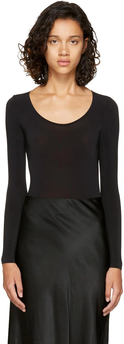 Wolford Buenos Aires String Bodysuit in Black