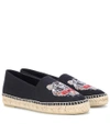 KENZO Embroidered espadrilles