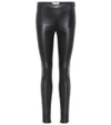 SAINT LAURENT LEATHER LEGGINGS,P00263801