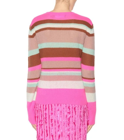 Shop Sies Marjan Striped Cashmere Sweater In Larli