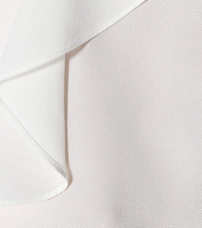 Shop Joseph Ruffled Silk Blouse In White