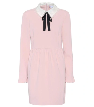 Shop Red Valentino Crêpe Dress In Eude