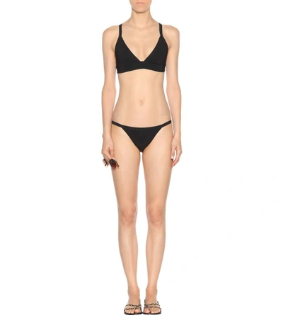 Shop Heidi Klein Binding Triangle Reversible Bikini Top In Black