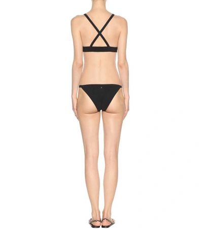 Shop Heidi Klein Binding Triangle Reversible Bikini Top In Black