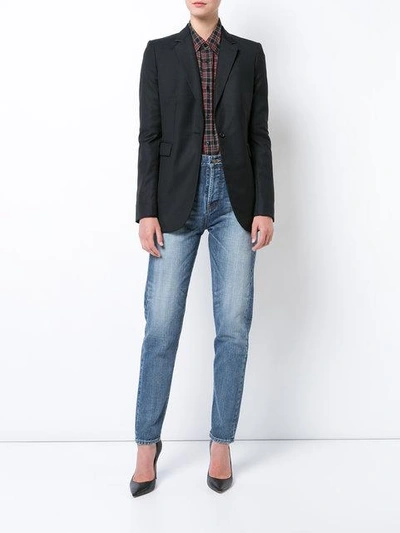 Shop Saint Laurent Tapered Slim Fit Jeans