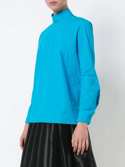 Shop Delpozo Funnel-neck Knitted Top