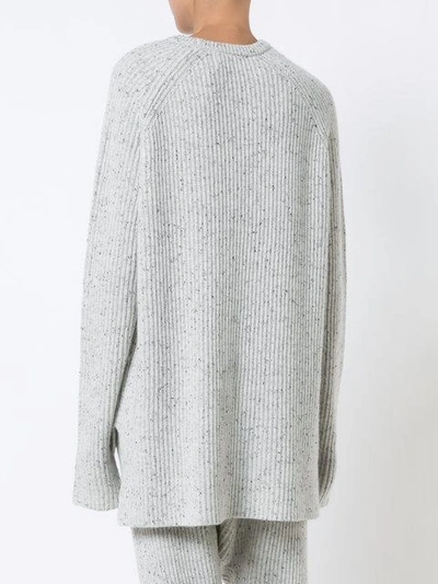 Shop Baja East Cashmere Ribbed Knitted Top