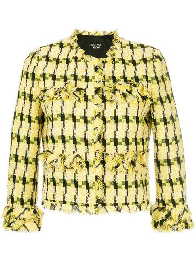 Shop Boutique Moschino Tweed Jacket