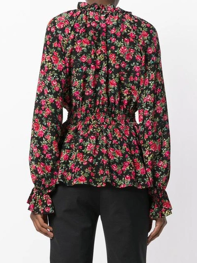 Shop Dolce & Gabbana Rose Print Blouse