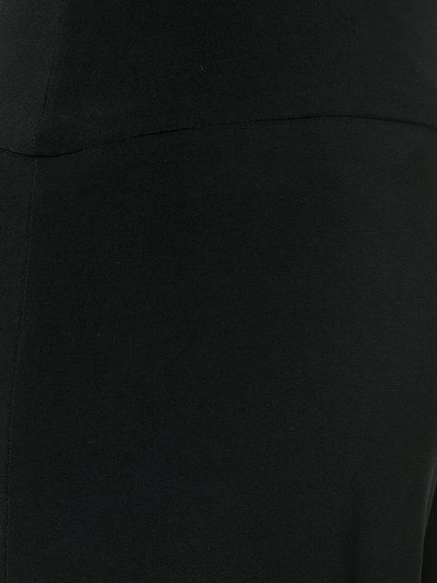 Norma Kamali Wide Leg Trousers In Black