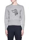 THOM BROWNE 'Hector' embroidered wool sweater