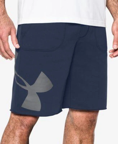 Shop Under Armour Men's 10" Rival Fleece Sweat Shorts In Royal