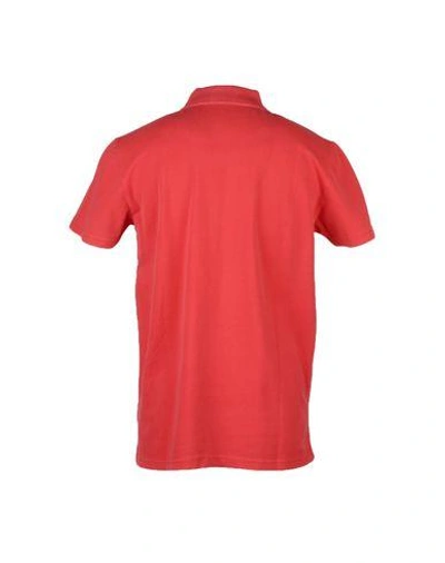 Shop Ea7 Polo Shirt In Red