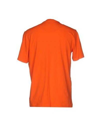 Shop Ea7 T-shirt In Orange