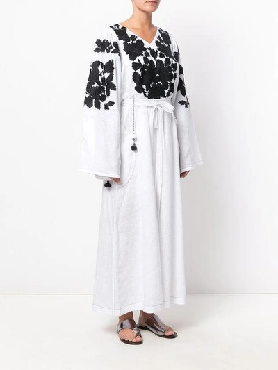 Shop Vita Kin Embroidered Kimono Dress